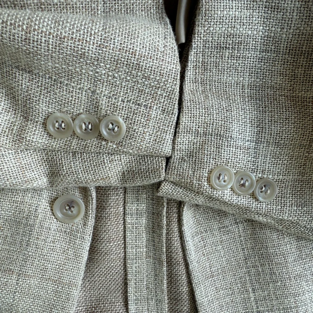 Ermenegildo Zegna Soft Half Lined Silk Wool Lightweight Sport Coat